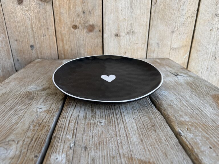 dinerbord met hartjes in diverse designs