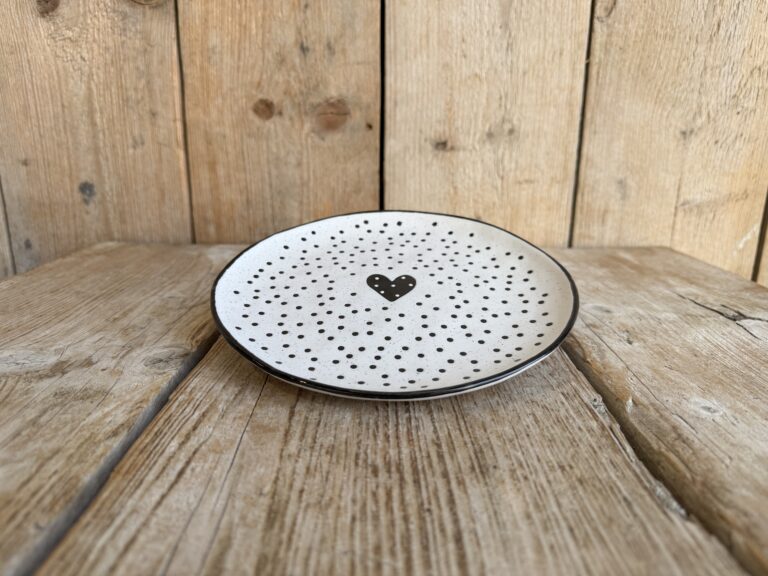 ontbijtbord met hartjes in diverse designs