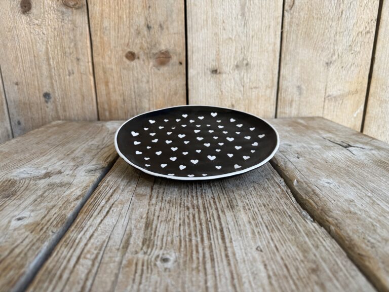 ontbijtbord met hartjes in diverse designs